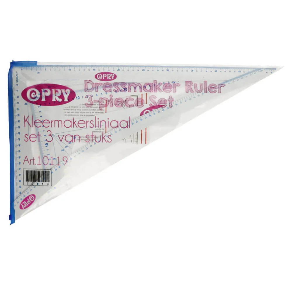Tailor's ruler 3-pack