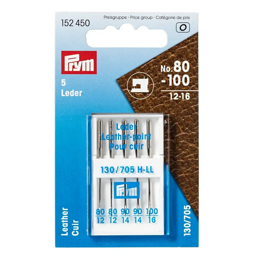 Sewing machine needles Leather 80-100 5-pack Prym