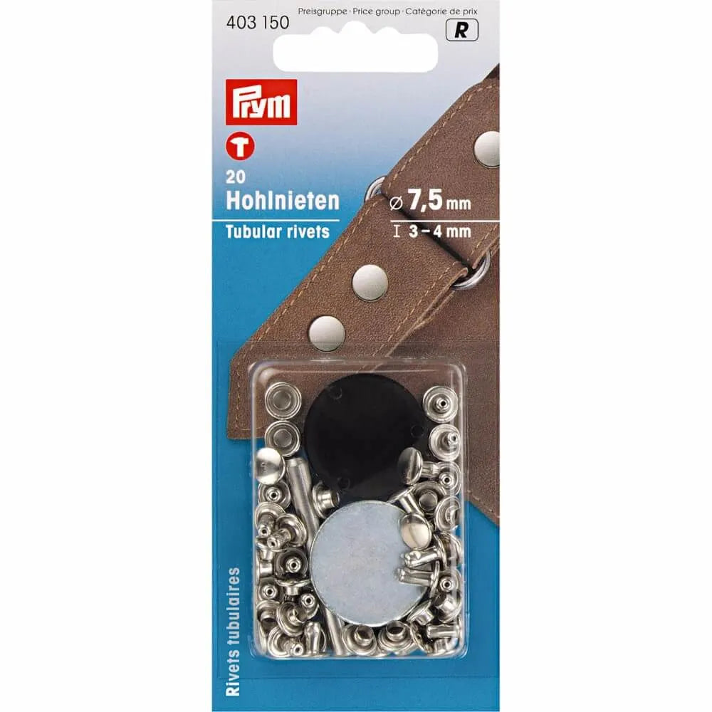 Hole rivets Silver Ø 7.5 mm Prym