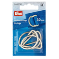 D-ring 30 mm Silver 4-pack Prym