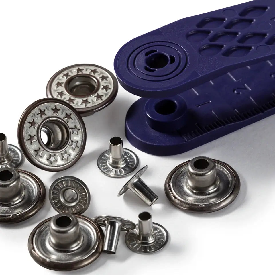 Jeans buttons 17mm Frosted White Prym