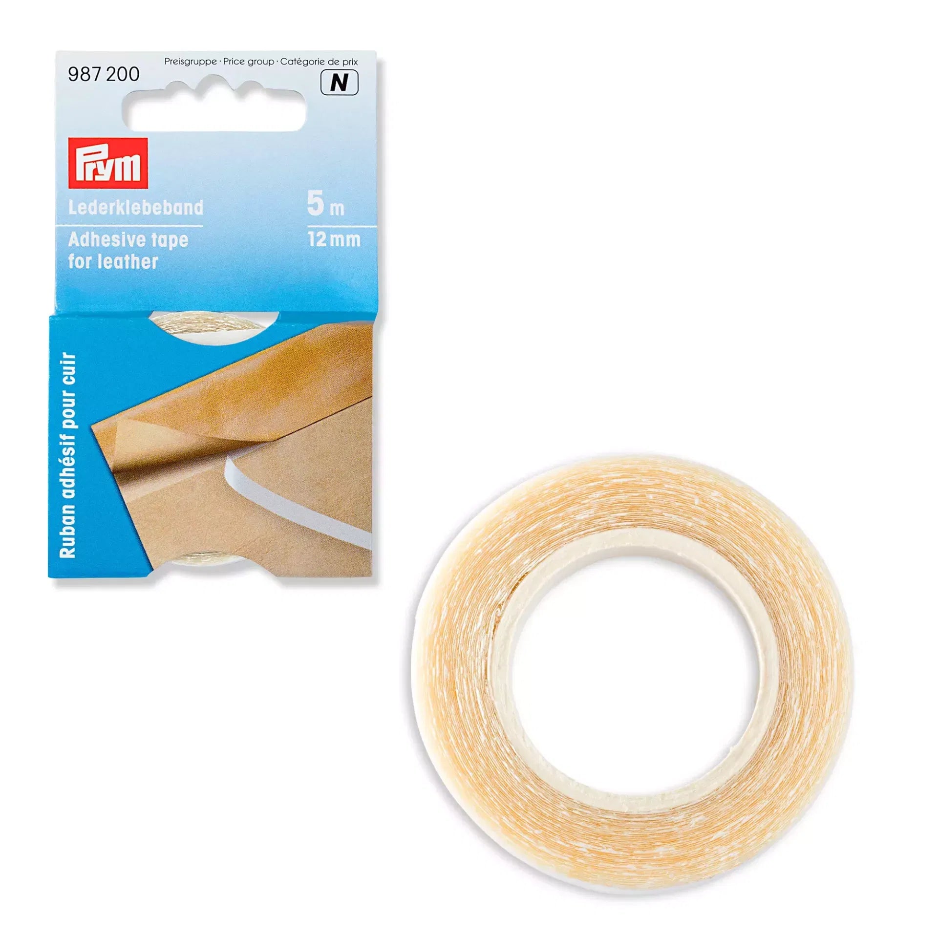 Leather tape Double-sided adhesive 5 meters x 12 mm