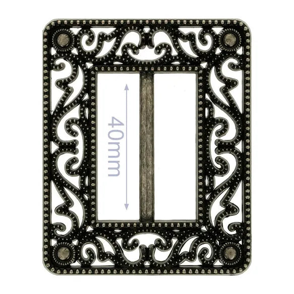 Decorative belt buckle bronze