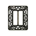 Decorative belt buckle bronze