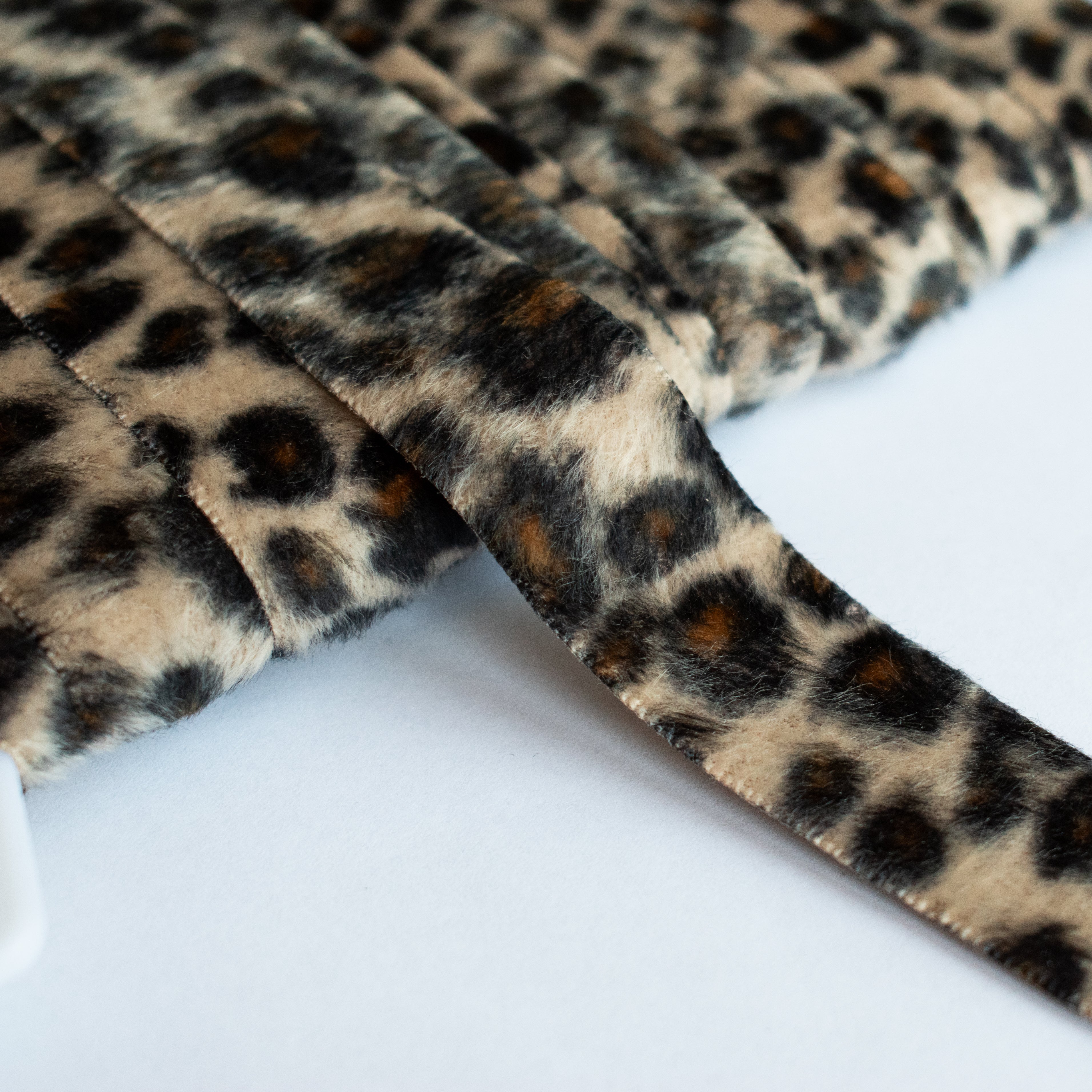 Leopard patterned ribbon 20mm