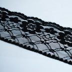 Black lace ribbon 50mm