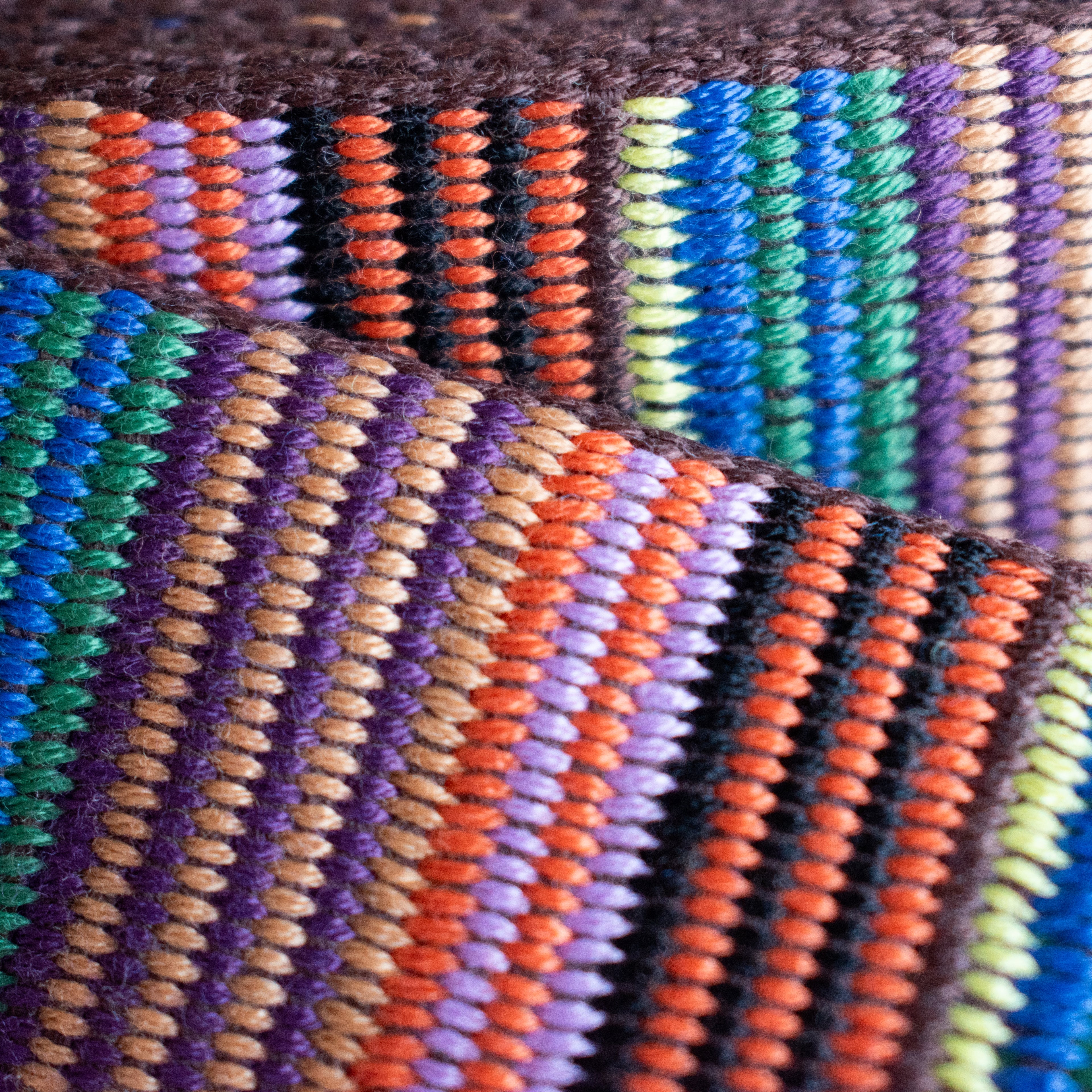 Striped ribbon 40mm - for bag straps & belts