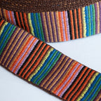 Striped ribbon 40mm - for bag straps & belts