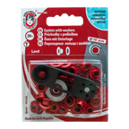Eyelets 10mm Red Koh-I-Noor