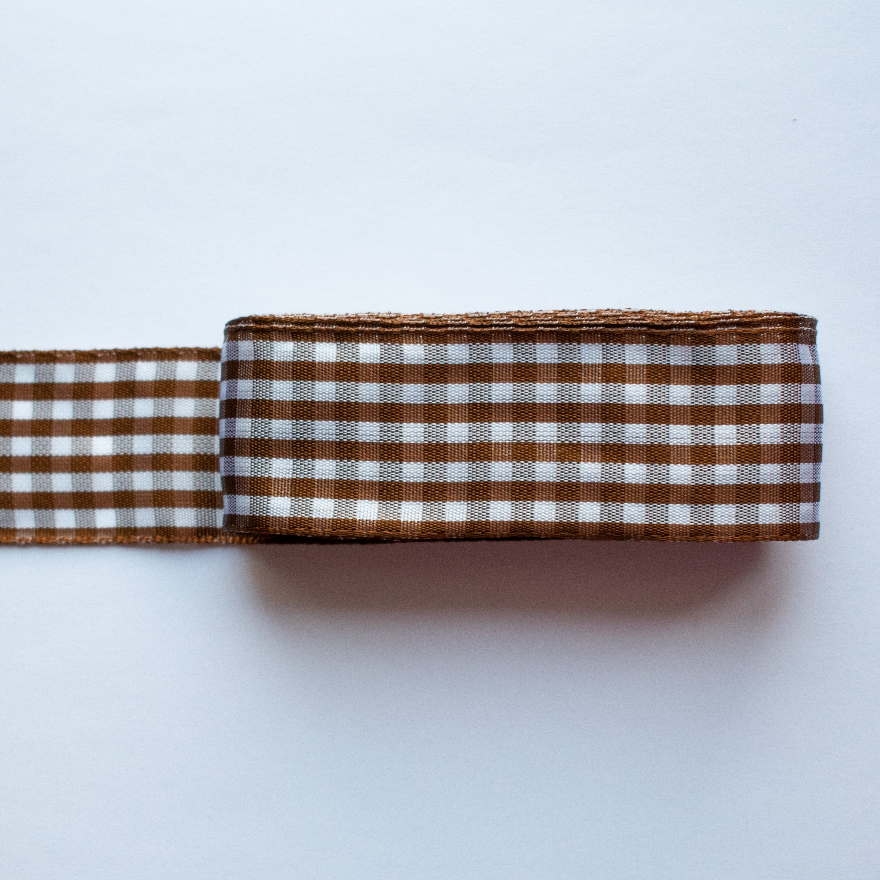 10 meters of gingham ribbon