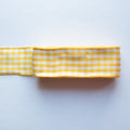 10 meters of gingham ribbon