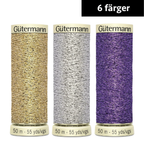 Gütermann Metallic Effect Sewing Thread 50 meters