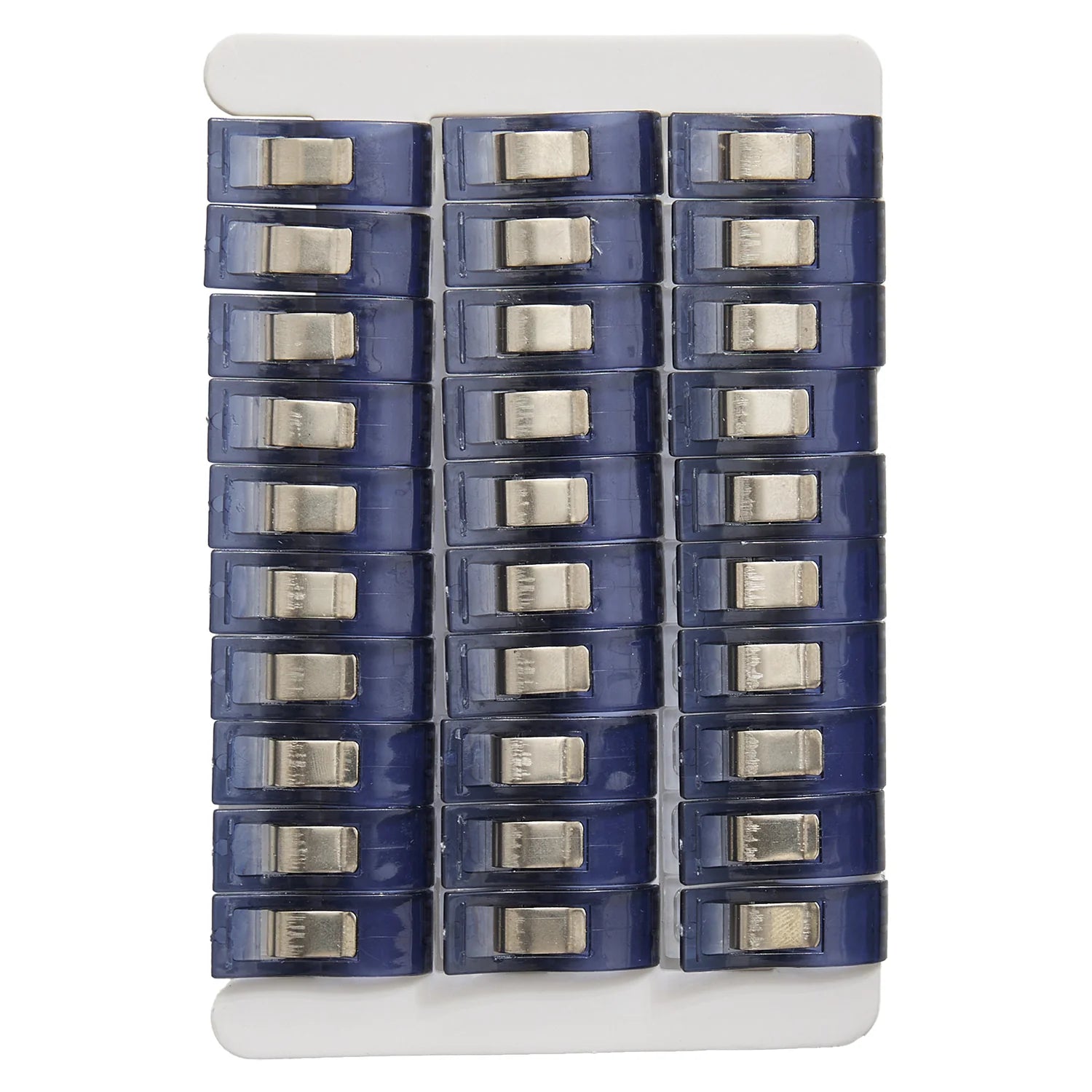 Fabric clips Blue 30 pcs