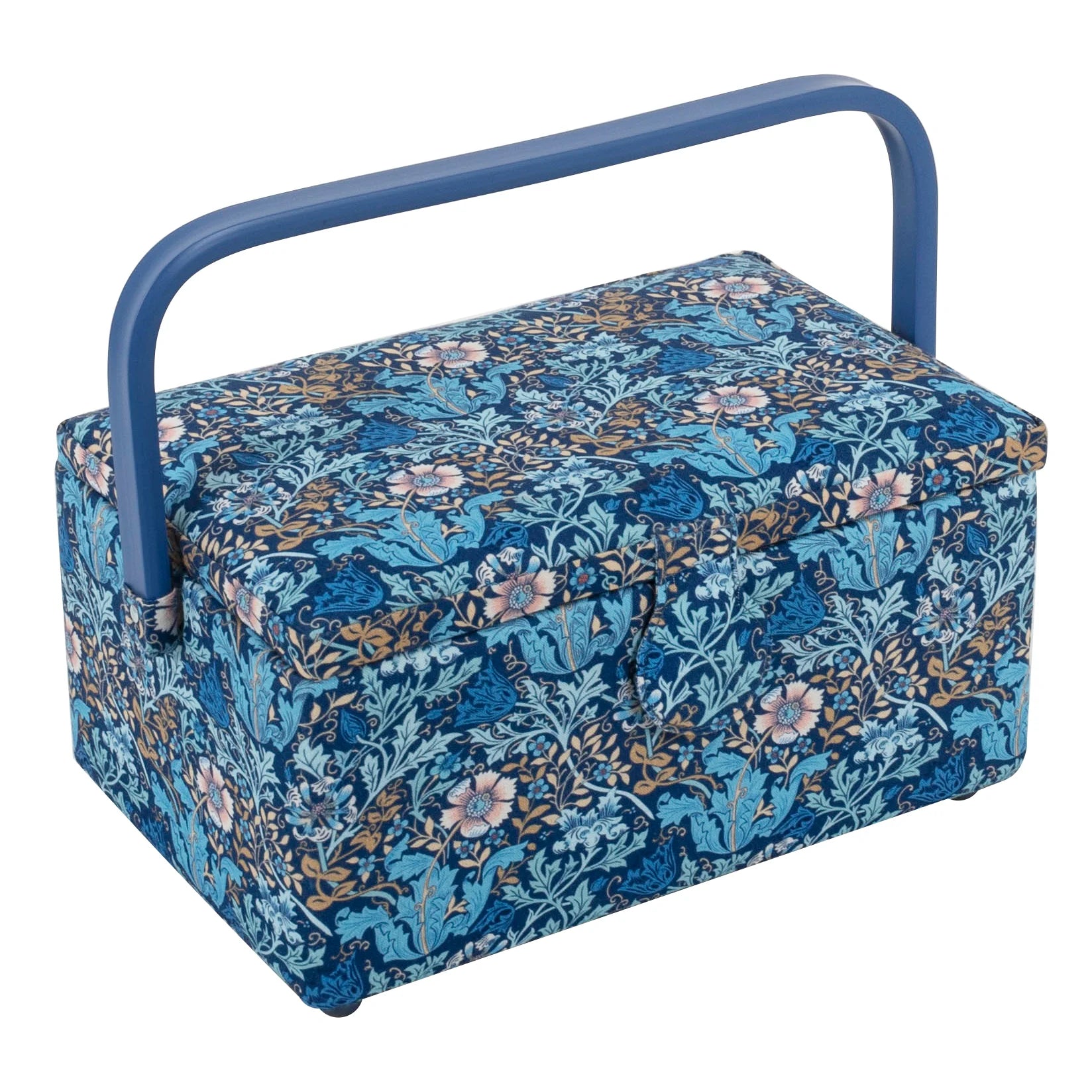 Sewing basket with handle