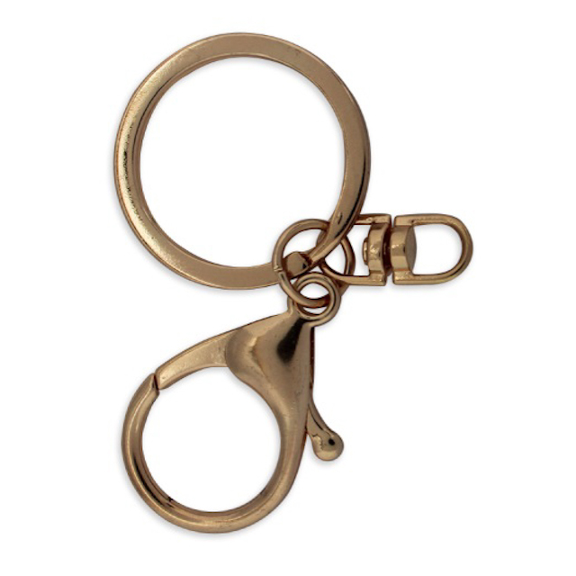 Carabiner with key ring (100)