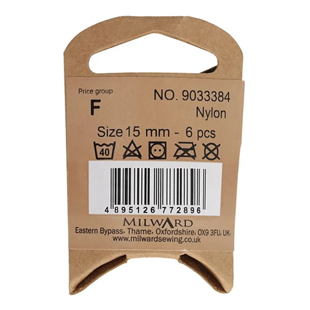 Milward Buttons Dots Red 15mm