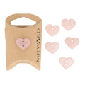 Milward Buttons Heart 18mm