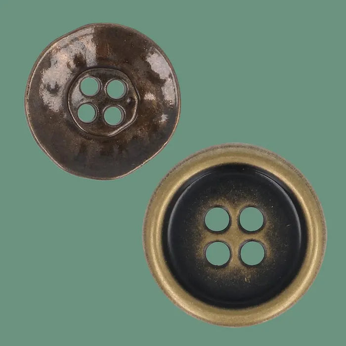 Milward Metal buttons 20mm 4-pack
