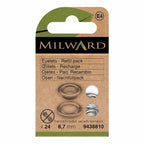 Milward Eyelets 8.7mm Nickel