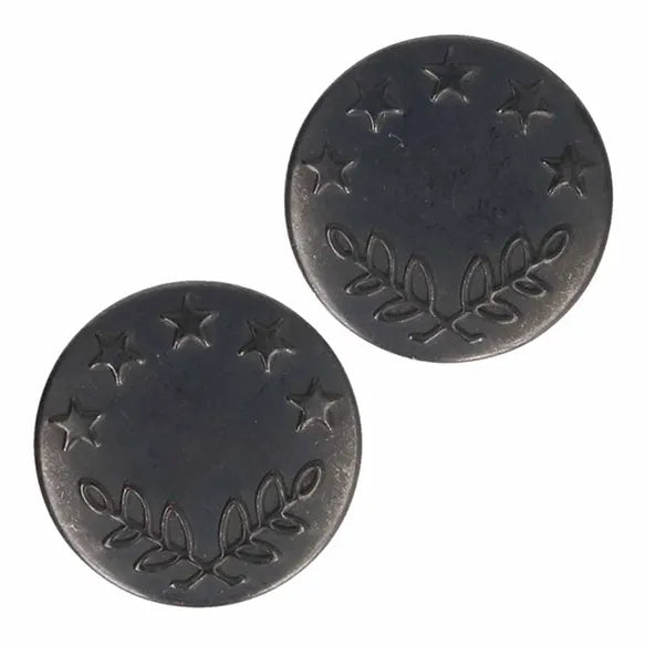 Milward Jeans Buttons 16mm Black
