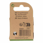 Milward Jeans Buttons 16mm Nickel