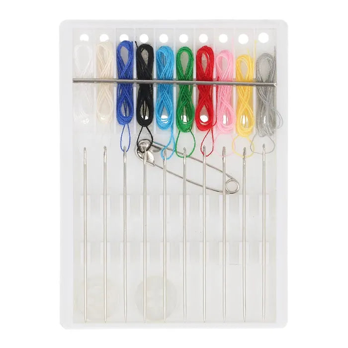 Travel Kit With Pre-Threaded Needles