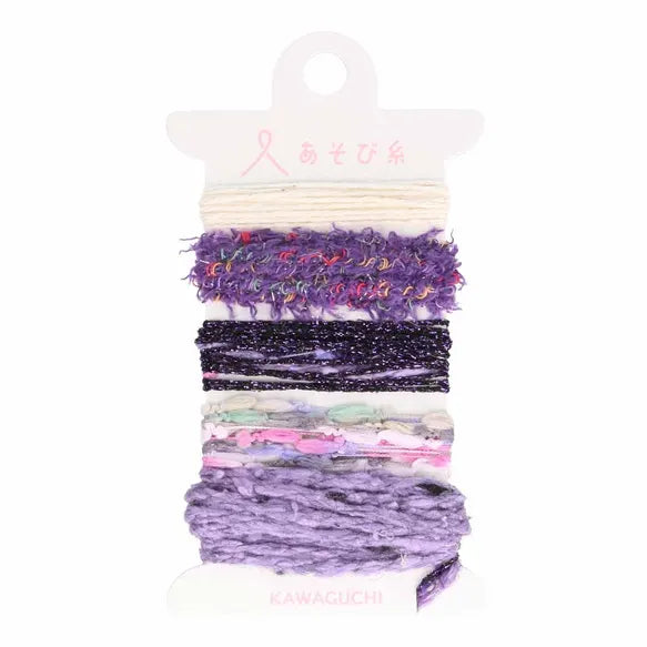 Weaving yarn Asobi Purple - Pokeori