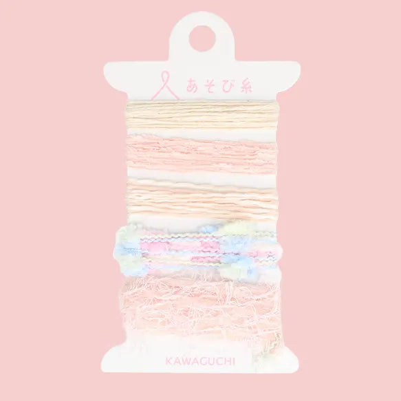 Weaving yarn Asobi Light pink - Pokeori