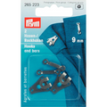 Trouser & skirt hooks 9 mm Black 2-pack Prym