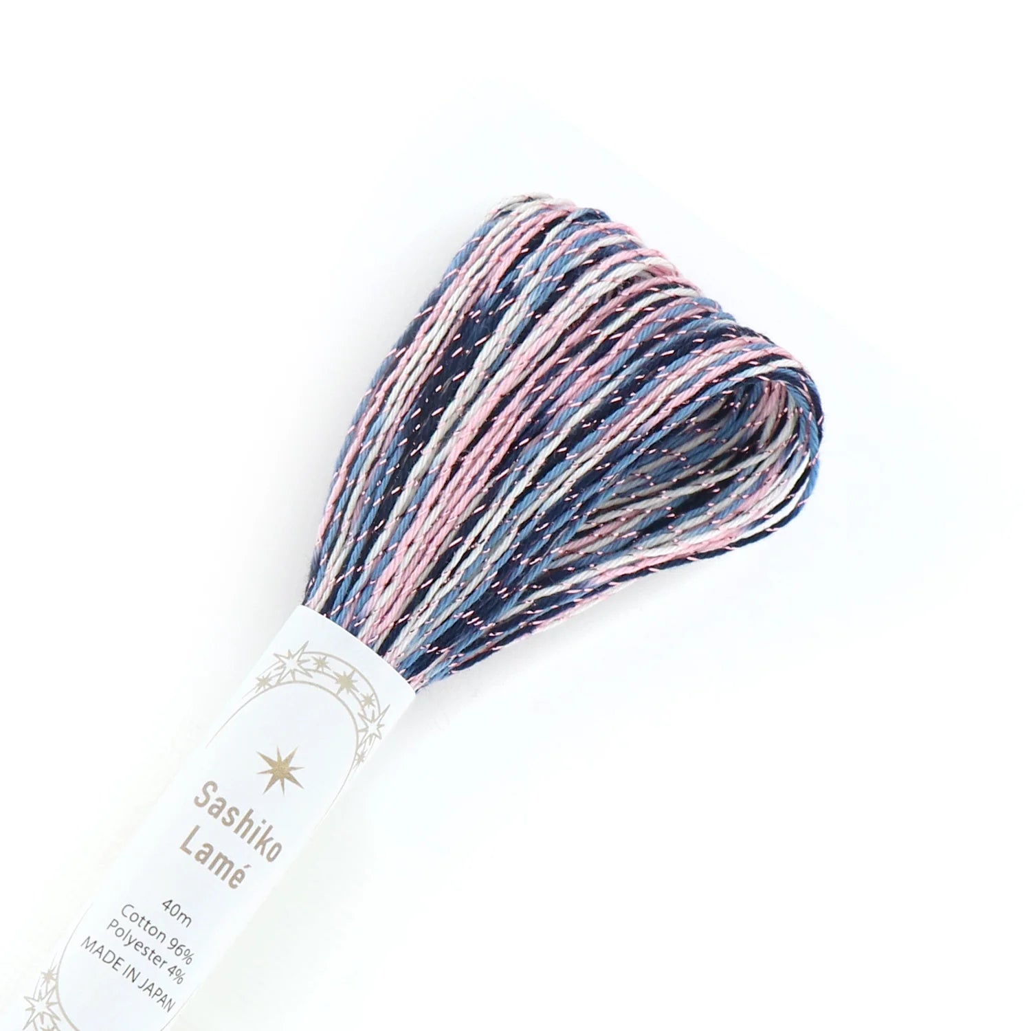 Sashiko thread Lamé Colorful 40 meters