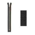 YKK Zipper 4mm Silver Non-divisible - 10cm