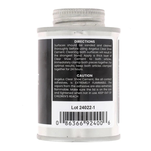 Angelus Clear Shoe Cement 118 ml - Knappnålen