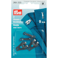 Byx & kjolhakar 9 mm Svarta 2-pack Prym - Knappnålen