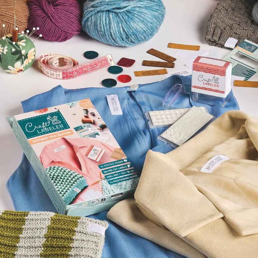 Craft Labeler Startkit | Personliga etiketter för kläder - Knappnålen
