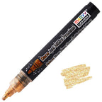 DecoFabric Textilpenna Glitter Guld - Knappnålen