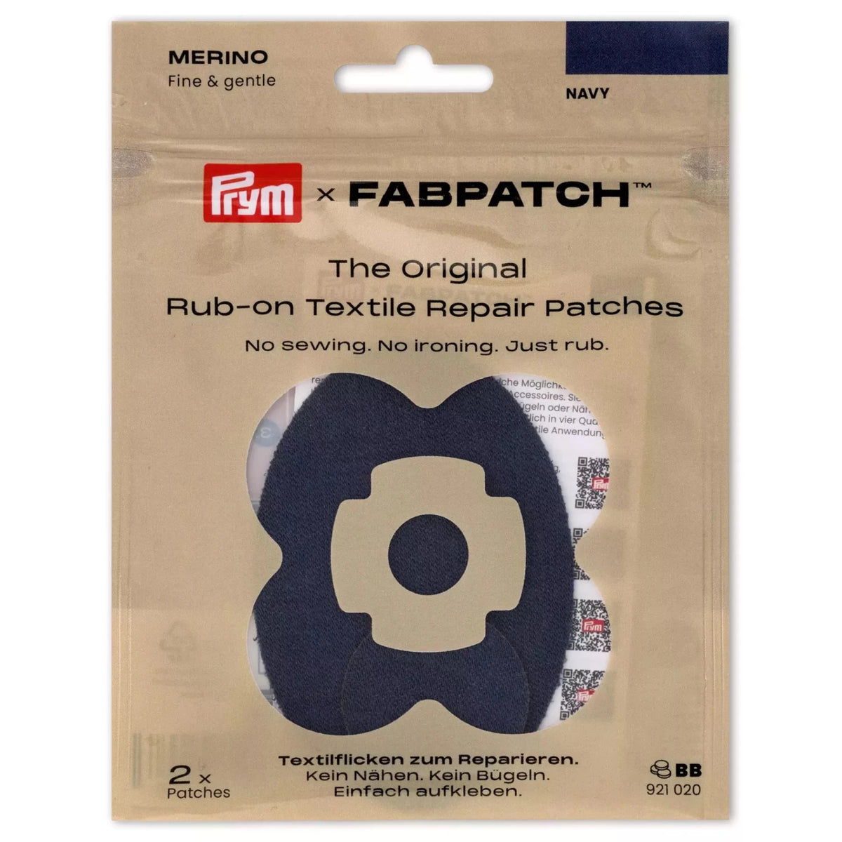 FabPatch Merino 2-pack - Knappnålen