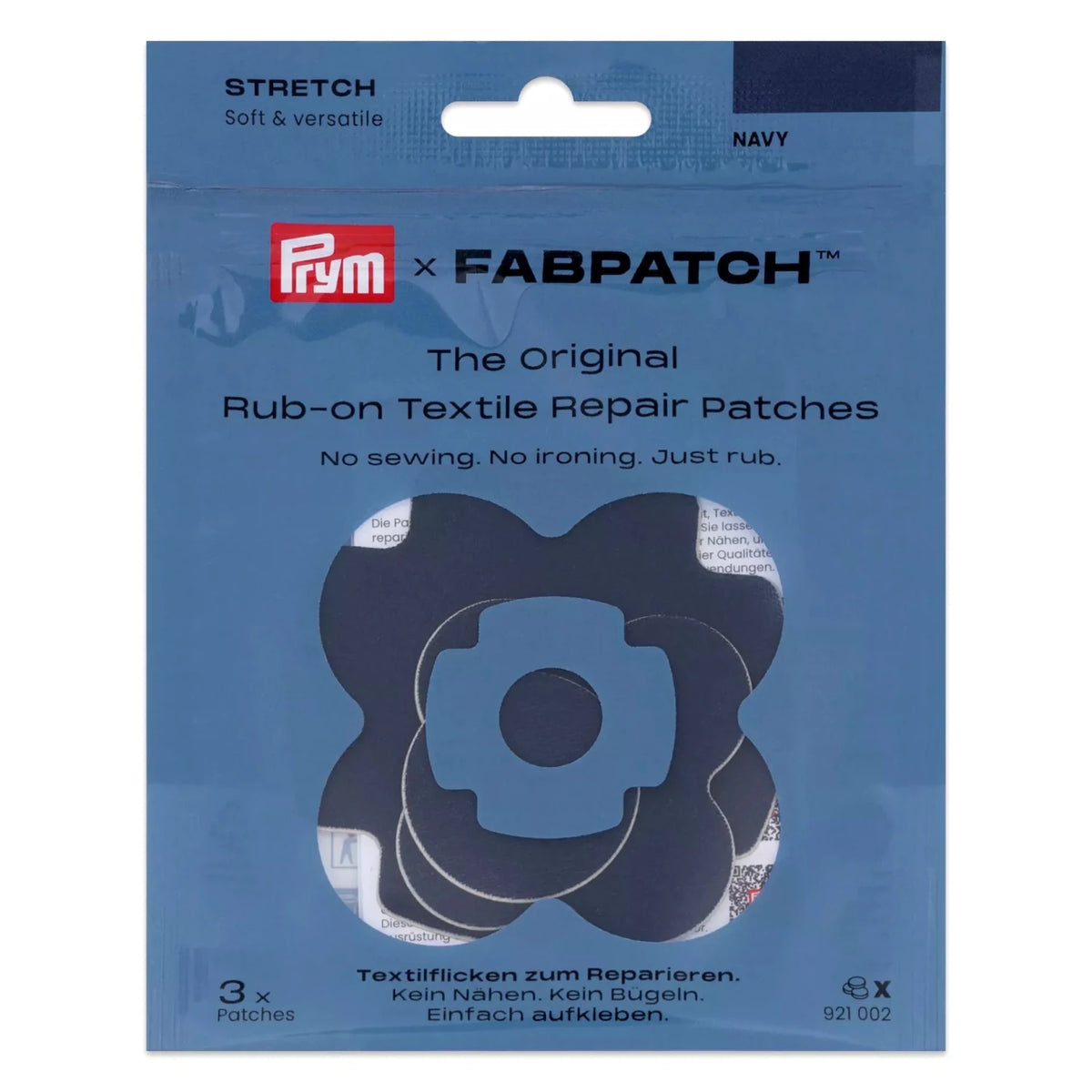 FabPatch Stretch 3-pack - Knappnålen