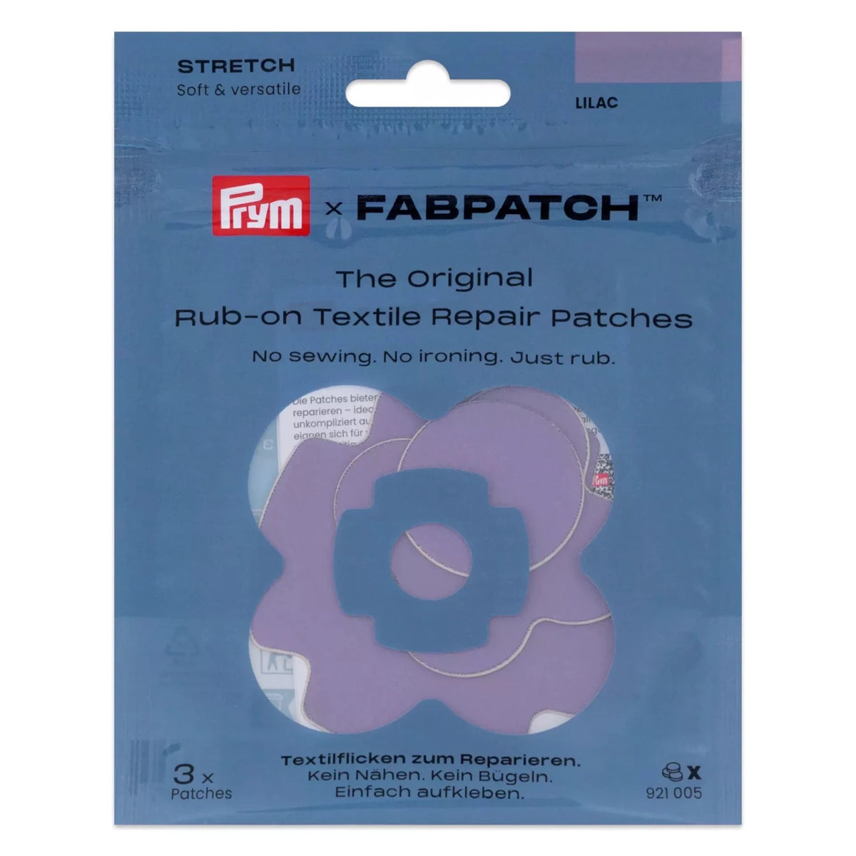FabPatch Stretch 3-pack - Knappnålen