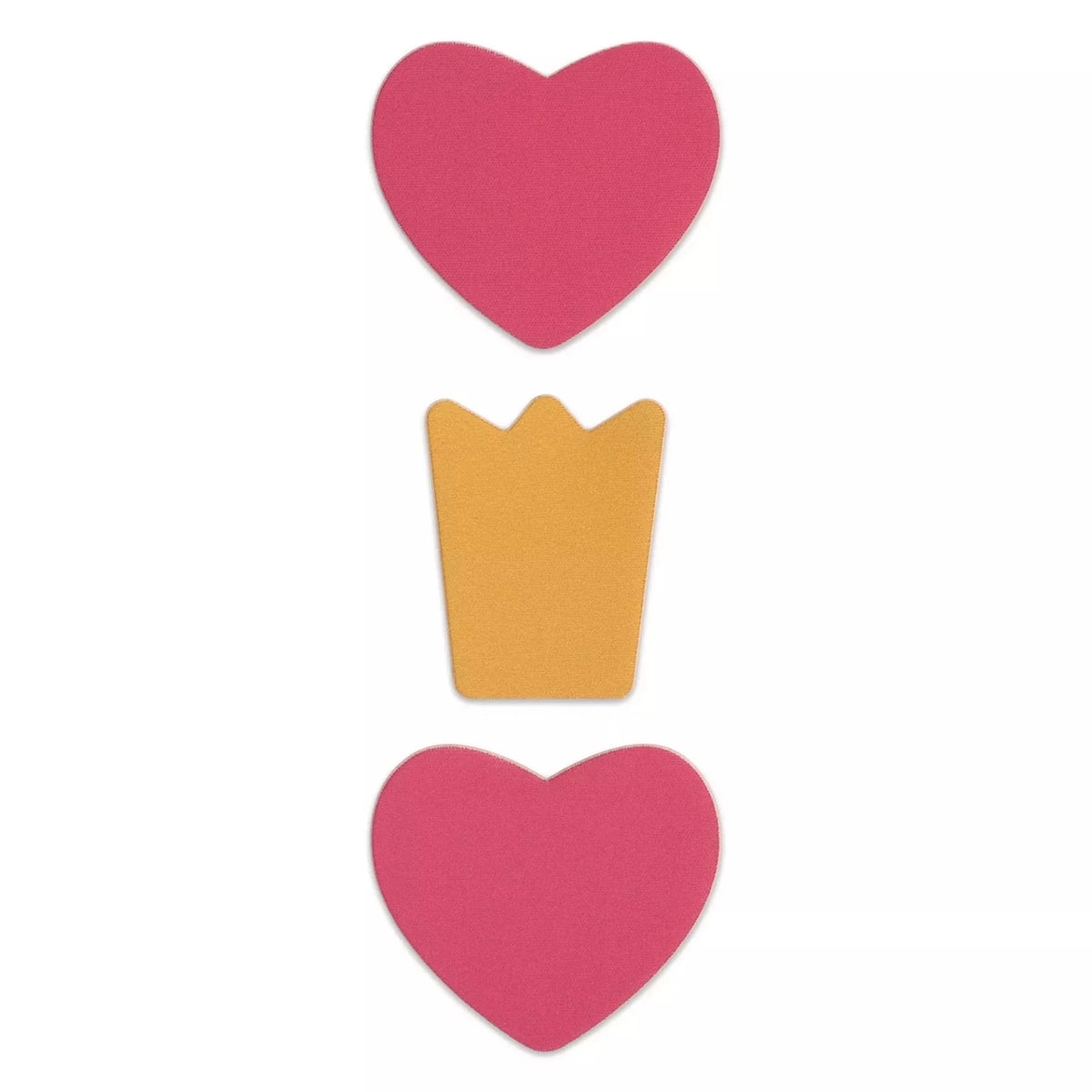 FabPatch Stretch Heart 3-pack - Knappnålen