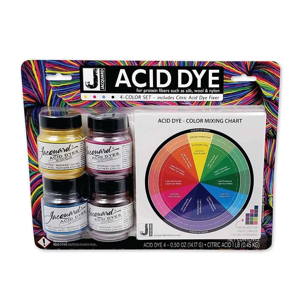 Jacquard Acid Dye Färgningskit - Knappnålen