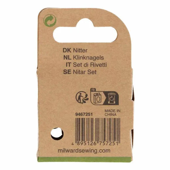 Milward Rivets 7 mm Nickel