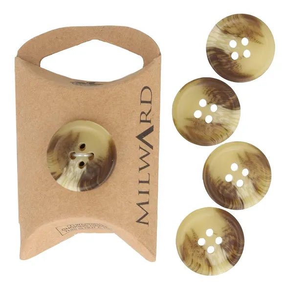 Milward Knappar Beige 20mm - Knappnålen
