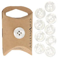 Milward Knappar Shiny Vit 15mm - Knappnålen