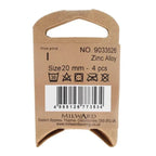 Milward Metallknappar 20mm 4-pack - Knappnålen