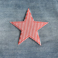 Patch Randig Stjärna - Knappnålen