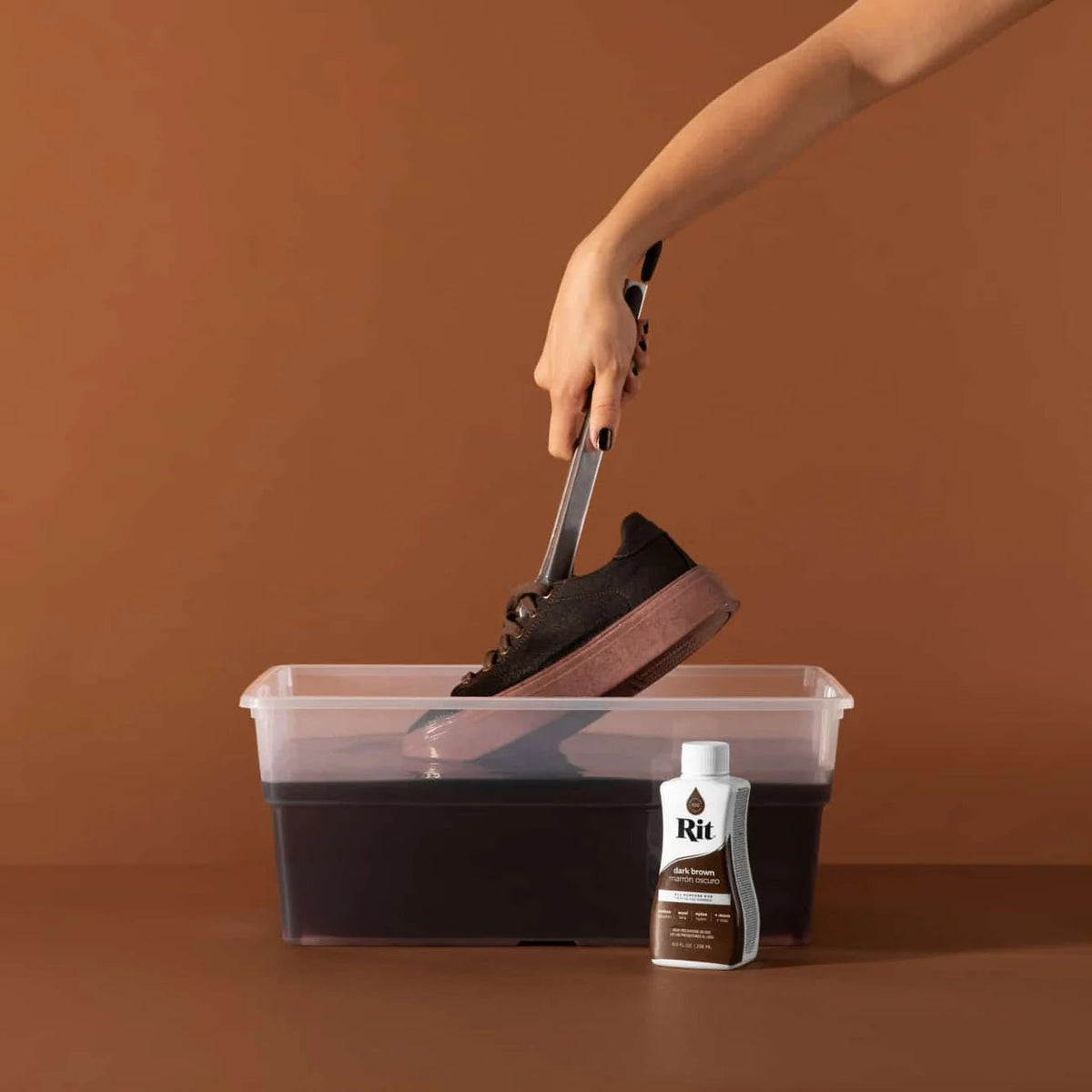 Rit All Purpose Liquid Dye - Dark Brown - Knappnålen