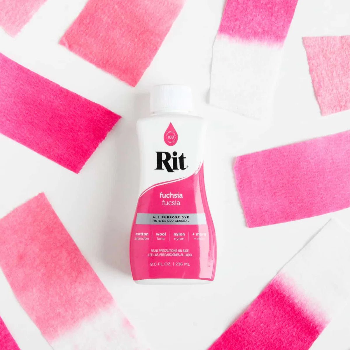 Rit All Purpose Liquid Dye - Fuchsia - Knappnålen