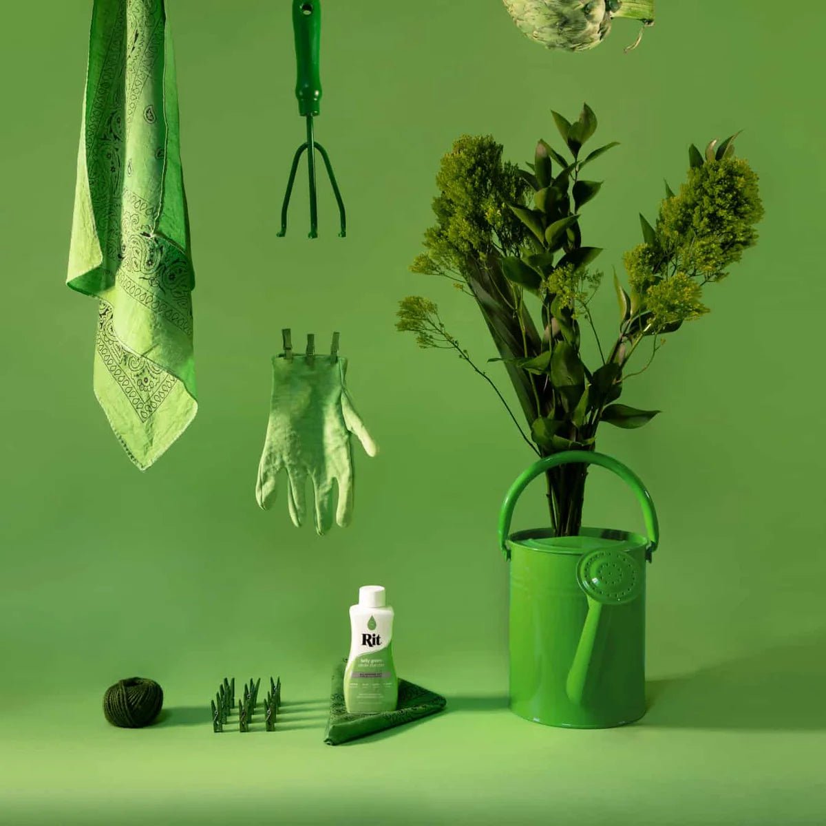 Rit All Purpose Liquid Dye - Kelly Green - Knappnålen