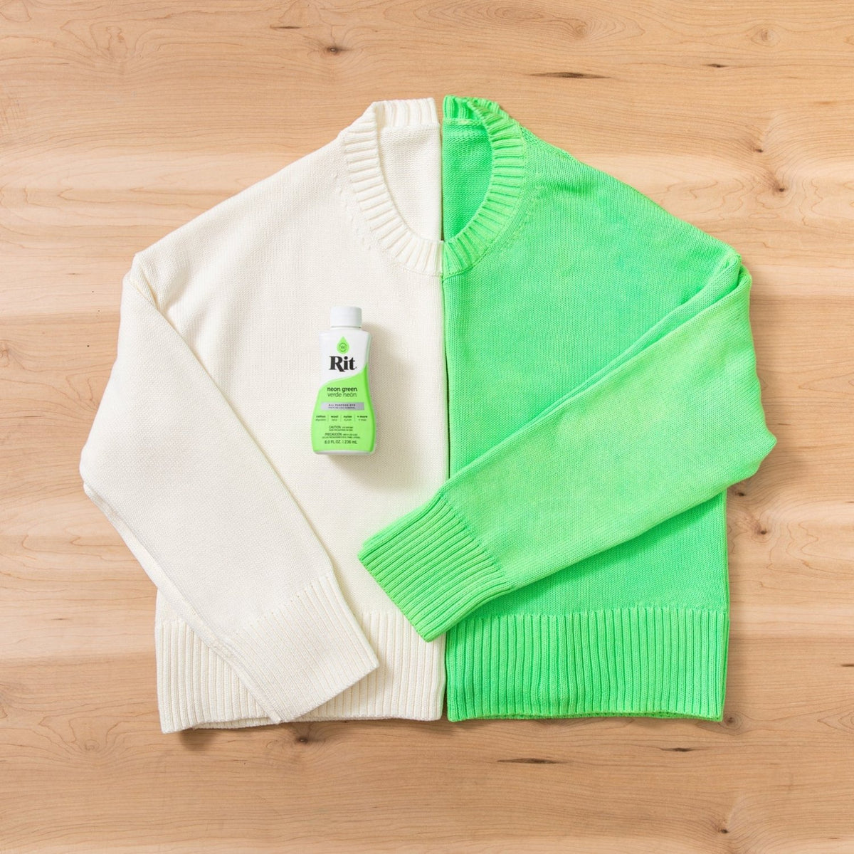 Rit All Purpose Liquid Dye - Neon Green - Knappnålen