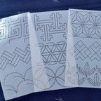 Sashiko Stencils, Traditional Collection - Knappnålen